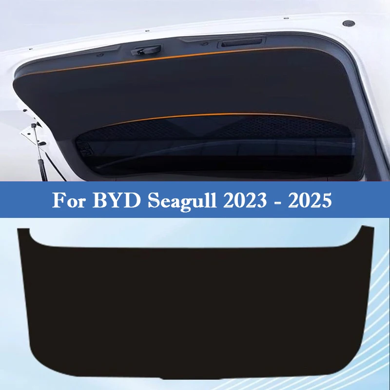 

For BYD Seagull 2023-2025 Car Trunk Door Anti Kick Pad Tailgate Anti-Scratch Protect Sticker Cargo Liner Interior Accessories