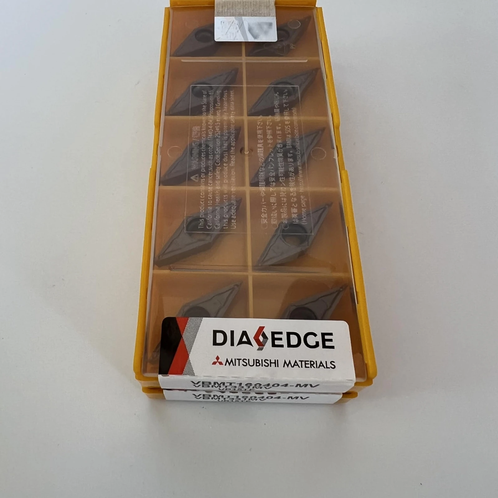 

VBMT160404-MV VP15TF / Carbide blades 10 pieces