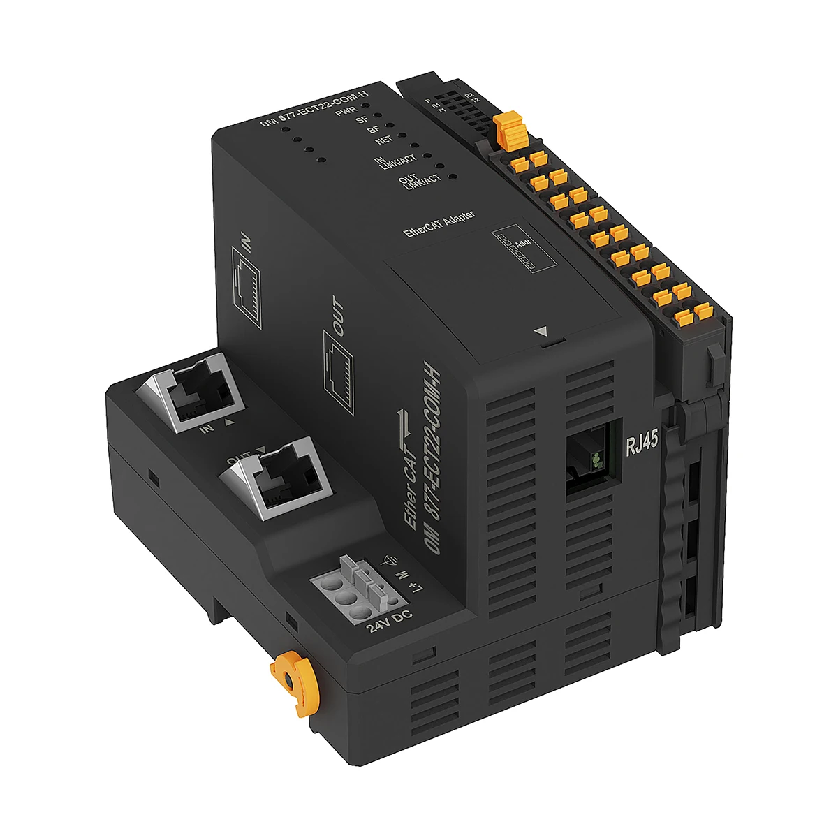 PLC SM877H Serial Communication EtherCAT Bus Coupler IO Module Expandable To 32 Modules