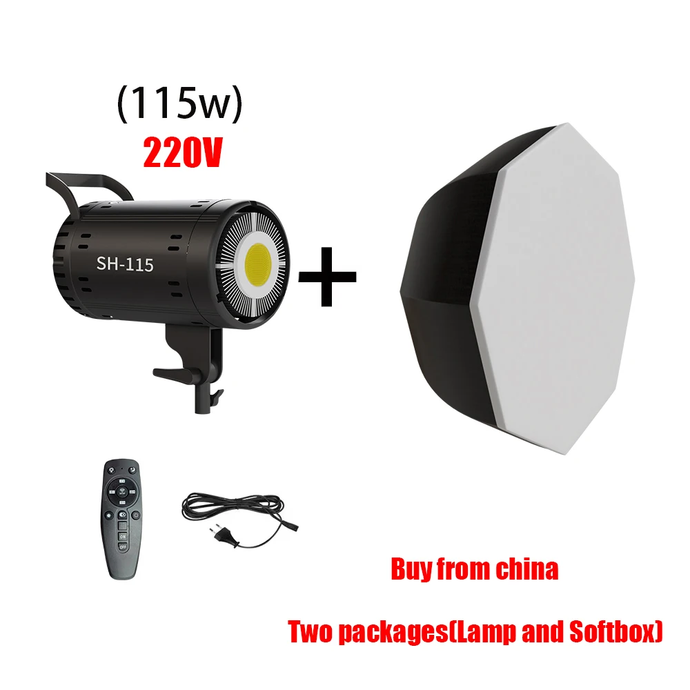 135W Fotografie LED COB Videolamp Daglichtgebalanceerde zonnelamp voor portretflits Studio-accessoires Youtube Live