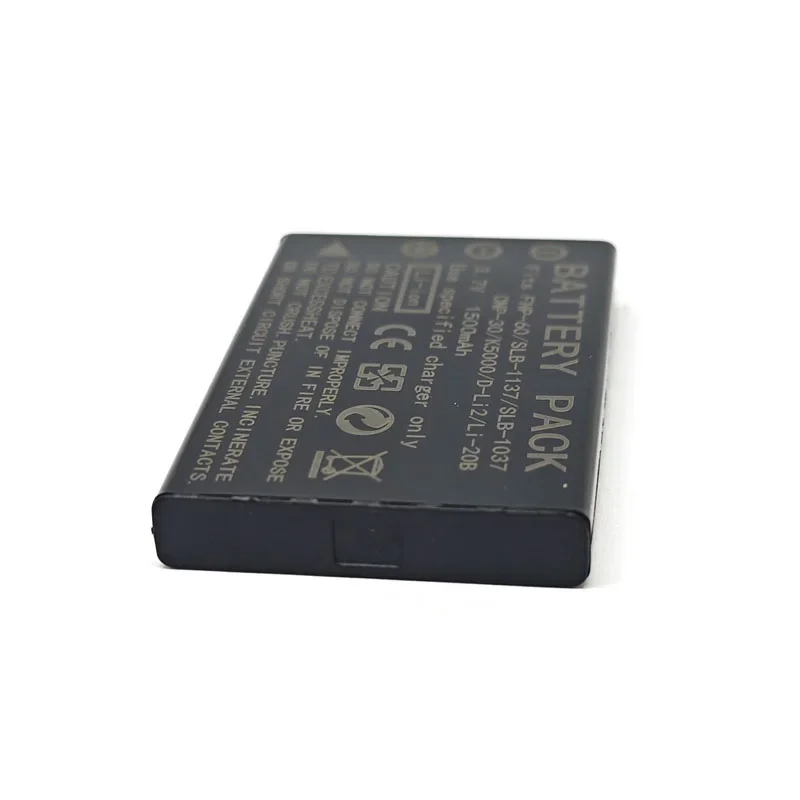 NP-60 3,7 V 1500 mAh SLB-1037 CNP30 KLIC-5000 D-Li2 Li-20B Kamera Akku + Ladegerät für Fujifilm F50I F501 F401 F410 F601 F601Z