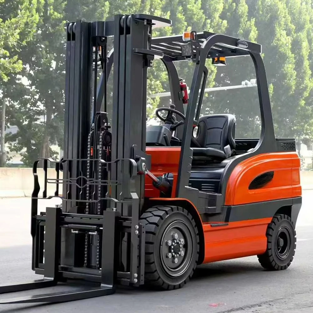 Brand New Forklift Truck 3- 4 ton Electric Forklift Battery Forklift for Warehouse Logistics