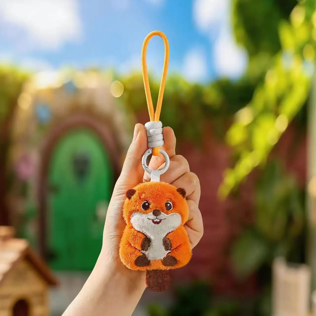 Kawaii Anime Hoppers Plush Cute Tom Lizard Plush Soft Stuffed Animal Beaver Plushie Keychain Option Plushie Toy Birthday Gift view 3