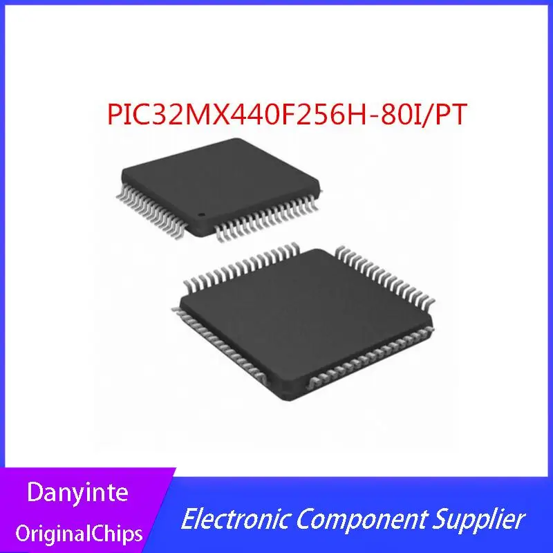 

NEW 5PCS/LOT PIC32MX440F256H-80I/PT TQFP-64