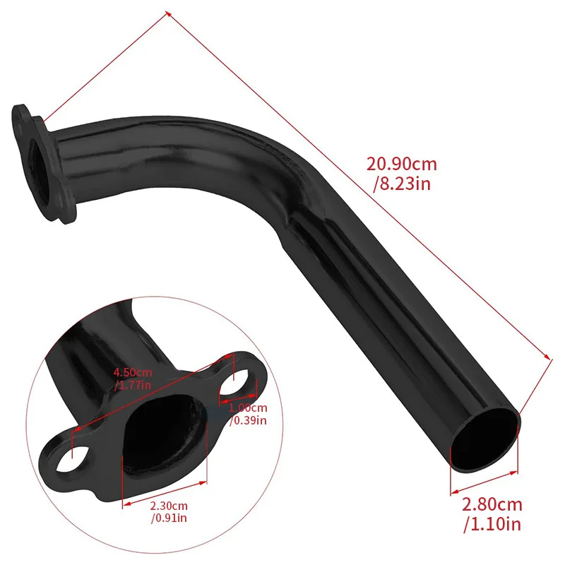 

Suitable for Predator212cc CT200 MB200 Kart Accessories Injector, Motorcycle Exhaust Silencer