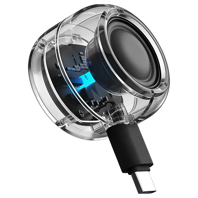 M06Pro Plug and Play Direct Insert Phone Speaker No Charging Required Portable Mini Subwoofer Bass Audio Amplifier