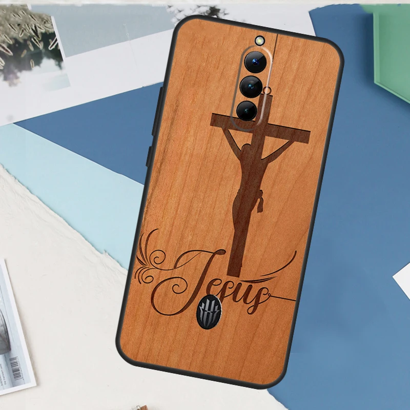 Buddha Jesus Guadalupe Wood Case For ZTE Nubia Red Magic 8S Pro 8 Pro Plus 6 7 Pro 6S 7S Pro 5S 5G 6R Back Cover Shell