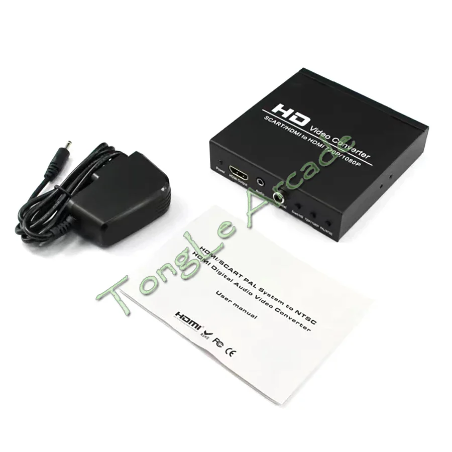 SCART HDMI To HDMI Converter Full HD 1080P Digital High Definition Video Converter EU/US Adapter for HDTV HD Retro Arcade Game