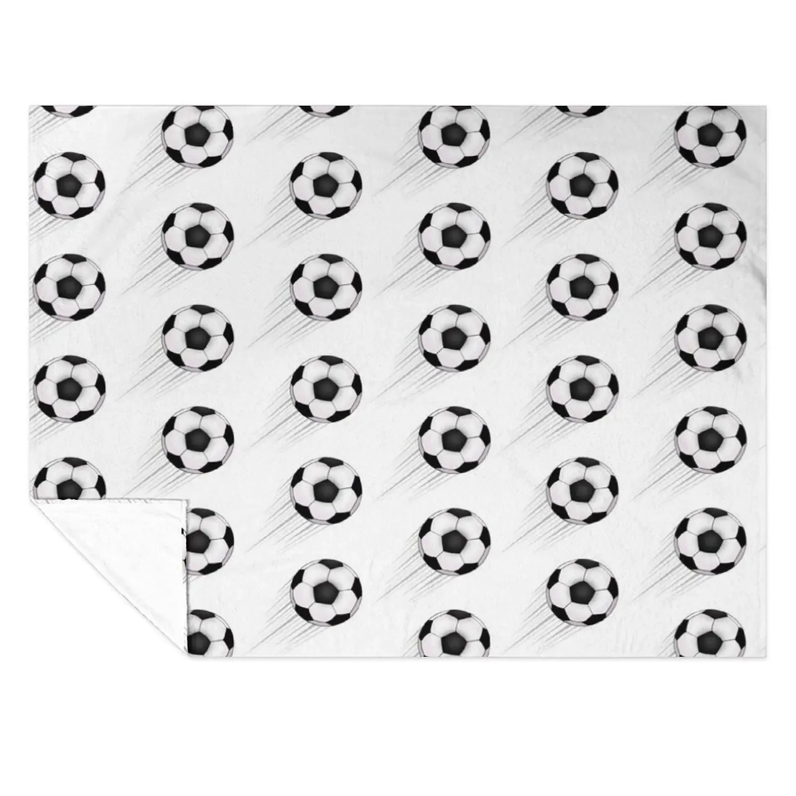 

Soccer Throw Blanket Decorative Throw Summer Large Flannels Blankets