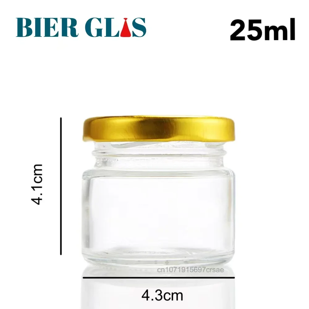 1oz Personalized Guest Gift Honey Jar for Bulk Mini Glass Pot with Wedding Stickers or Small Bottle with Lid Wholesale Lots