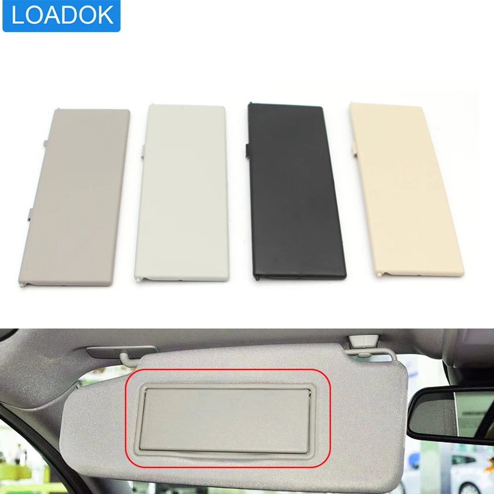 Car Sunvisor Vanity Mirror Cover For Volvo S60 S60L V40 V60 4 Style Interior Accessories