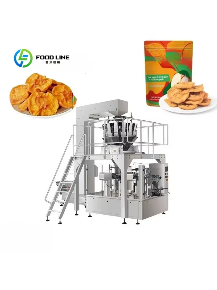 Automatic Weighing Sealing Zipper Bag Packing Machine Fresh Peeled Garlic Packing Machine
