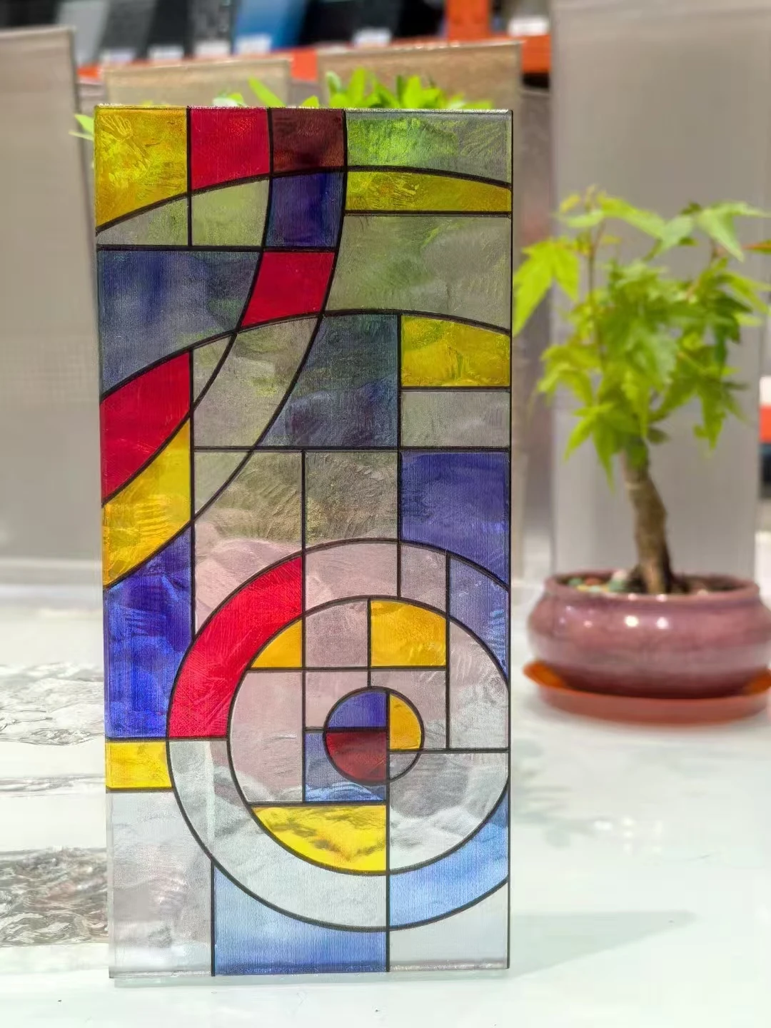 Solid Glass Brick Multi-color Crystal Transparent Decorative Texture Rectangular Hot Melt Cross-category Curtain Wall - view 4