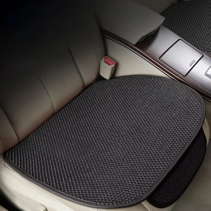 Car Accessories For Winter - เบาะรองนั่งรถยนต์สำหรับฤดูร้อน ผ้าคลุมเบาะระบายอากาศ ผ้าไหมเย็นกันลื่น แผ่นรองป้องกันเบาะรถยนต์ อุปกรณ์ตกแต่งภายในรถยนต์สำหรับผู้ชายและผู้หญิง