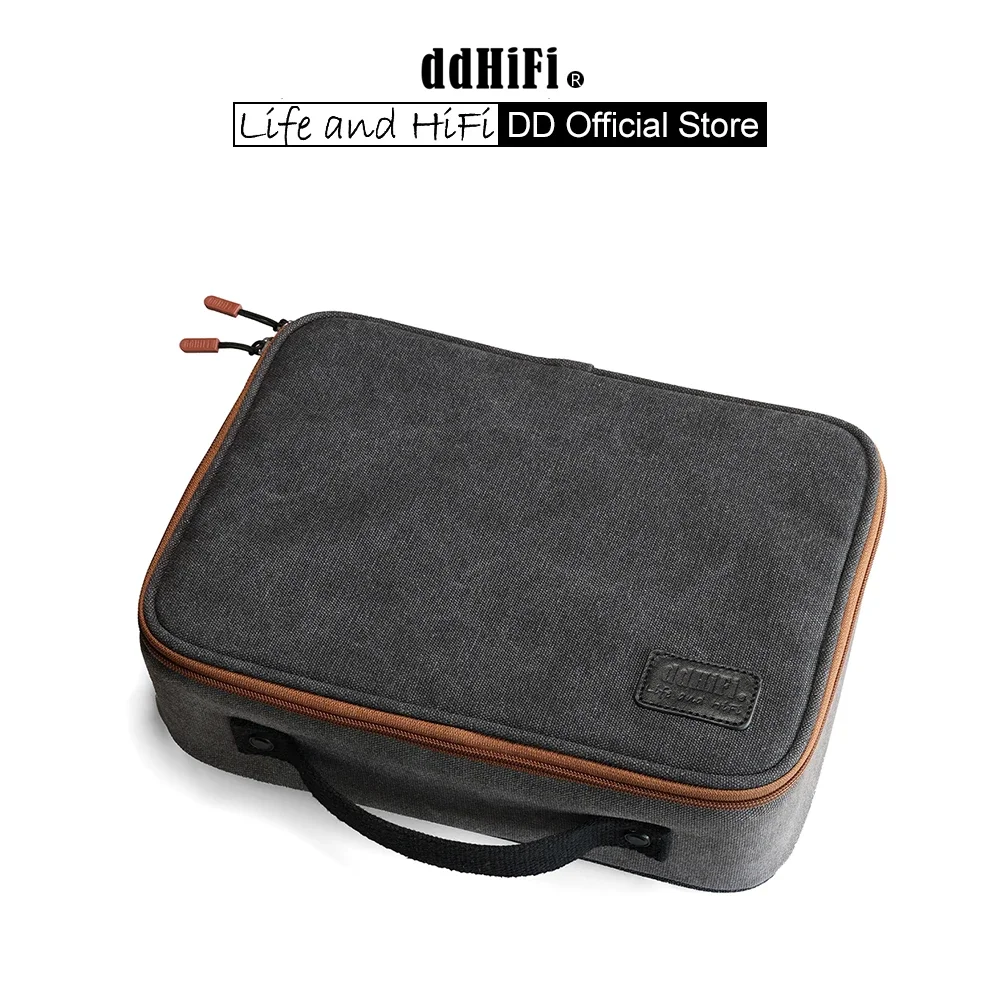 DD ddHiFi CZ300 Portable Large-Capacity Multiple Spaces HiFi Storage Bag Carrying Box Made of Waterproof Cotton Canvas