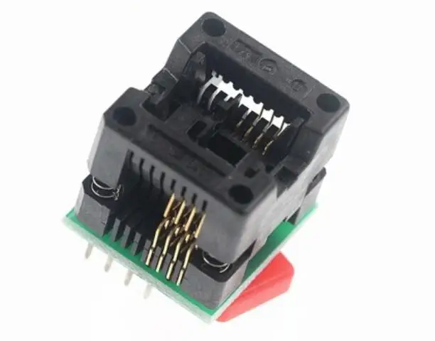 1PCS Adapter PCB Circuit Board PLCC44 To DIP40 Sop8 To Dip8 IC SOCKET SMD SMT To DIP TEST  sop-8 dip-8