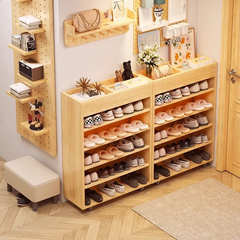 خزانة أحذية للإيجار ضيقة جدًا، ممر مدخل منزلي رفيع للغاية، خزانة خزانة الشرفة الداخلية