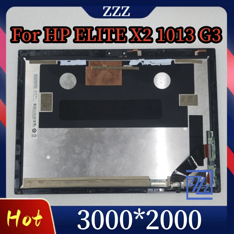Imagem -02 - Polegada para hp Elite x2 1013 g3 Display Touch Screen Digitizer Assembly com Frame Substituição Qhd L31886001 13