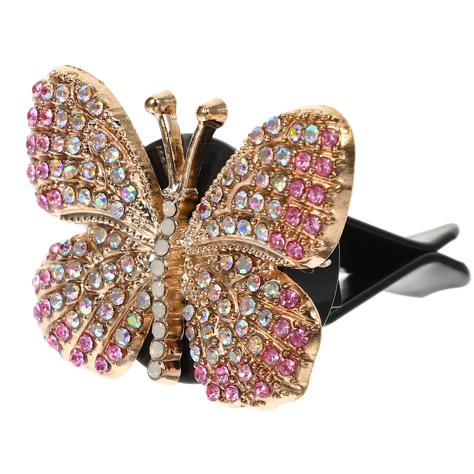 

Car Air Freshener Clip Butterfly Rhinestone Bling Vent Clip Aroma Diffuser For Auto Interior Decoration Car Air Vent Clips