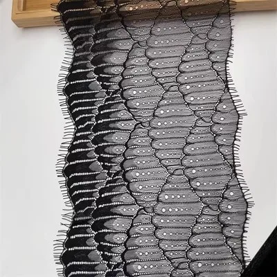 Exquisite Quality Export Beard Edge Eyelash Lace Lace Accessories Hand Stitched Clothing Scarf Shawl Splicing
