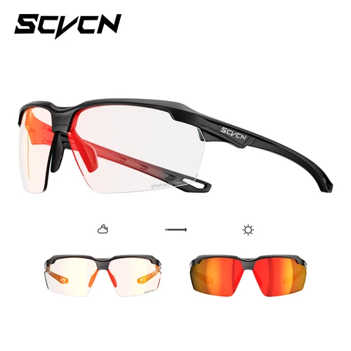 Imagen 2 del producto SCVCN Gafas de sol fotocromáticas para ciclismo, gafas para bicicleta de montaña, senderismo, Golf, UV400, gafas deportivas para hombres y mujeres, béisbol