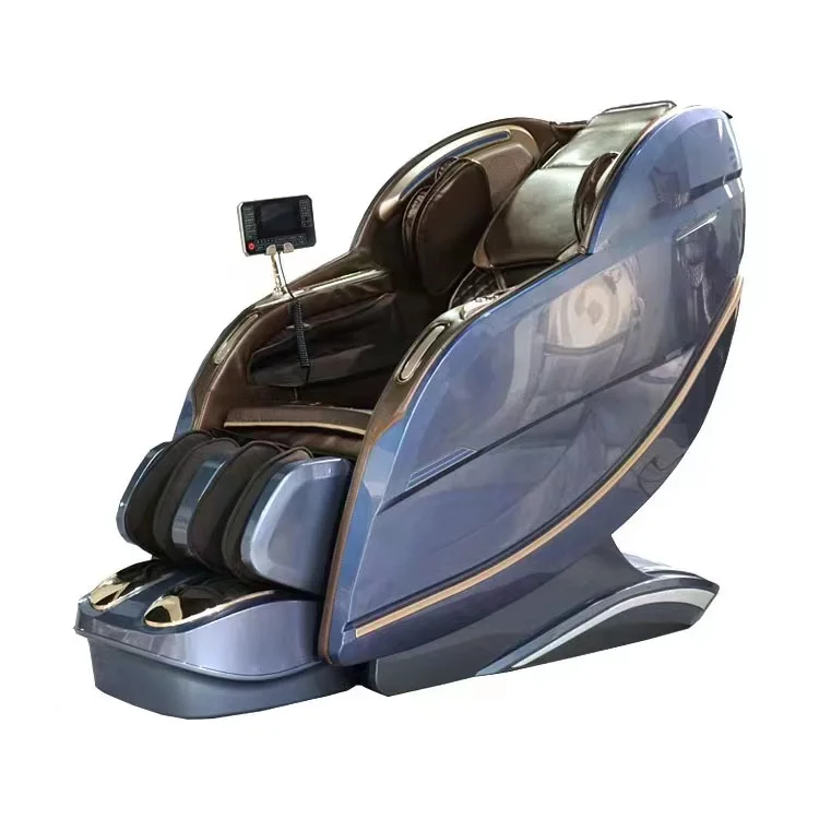 

2022 Japanese New Sl Track Luxury 2d 3d 4d Shiatsu Heated Massage Chair Full Body Airbags with bluetooth with Head Massage