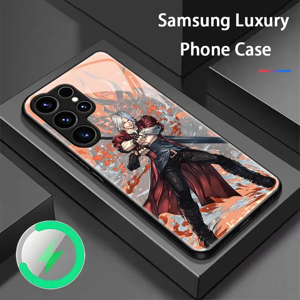 Devil May Cry Game Fashion Phone Case For Samsung S26 S25 S24 S23 S22 S21 S20 Plus Ultra Glass Magnetic Case view 2