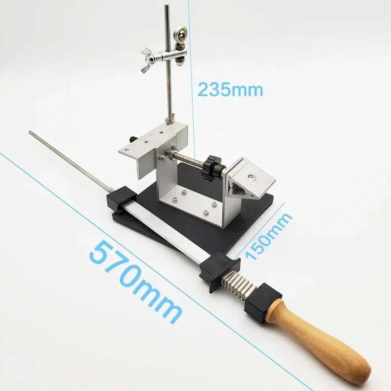 NEW Manual Fixed Angle Knife Sharpener System Machine Pro Full Set Diamond Whetstone Sharpening Tool Adjustable Kitchen Honing