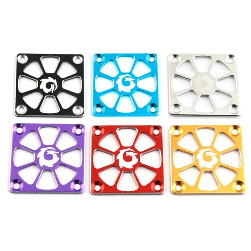 A42F Penutup Kipas Pendingin Aloi Aluminium 30X30Mm untuk Motor RC ESC Penutup Pelindung Kipas Pengatur Listrik, Ungu