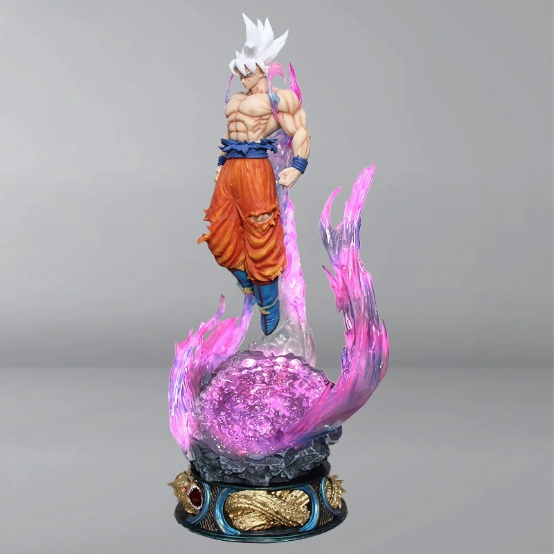 25 cm Anime Dragon Ball Super Saiyajin Action Figure Ultra Instinct Goku Modell PVC Statue Sammeln Spielzeug Geschenk Ornament
