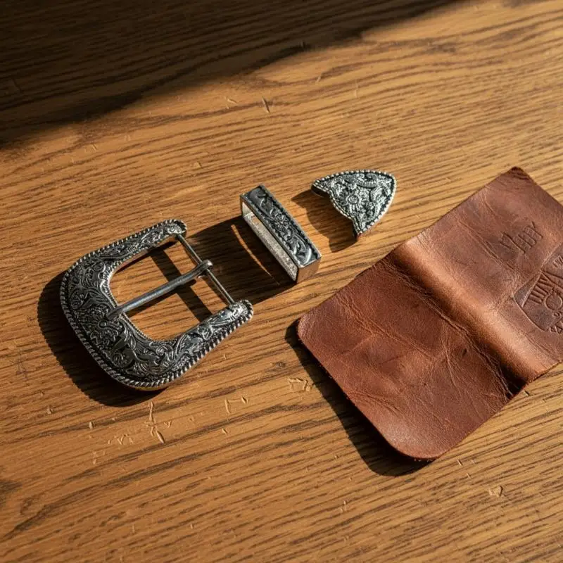 Three-Piece Belt Buckle Set Vi - огляд і ціна Belt Buckle Blank