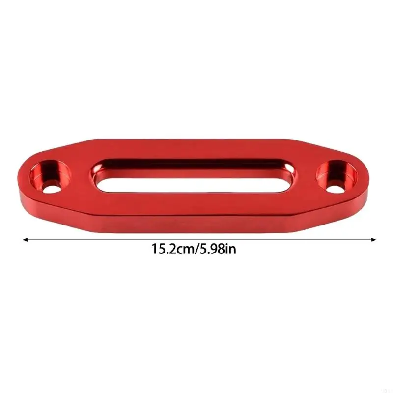 U0DF Fácil instala 6 pulgadas aluminio Fairlead Winch Rope Protector Resistente a corrosión