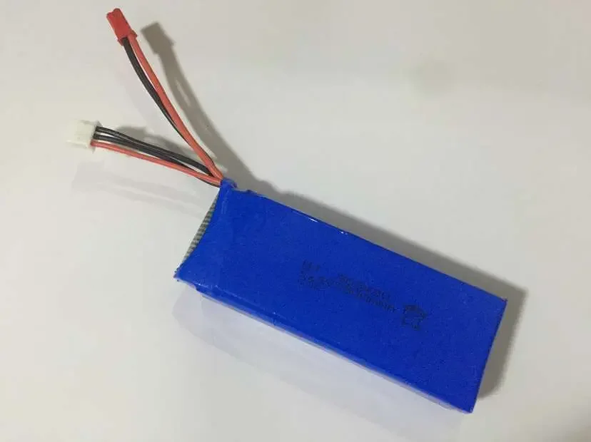 بطارية ليثيوم أصلية أصلية قابلة لإعادة الشحن 2500 مللي أمبير 7.4 فولت معدات نموذج لوحة دوائر كهربائية مع قابس