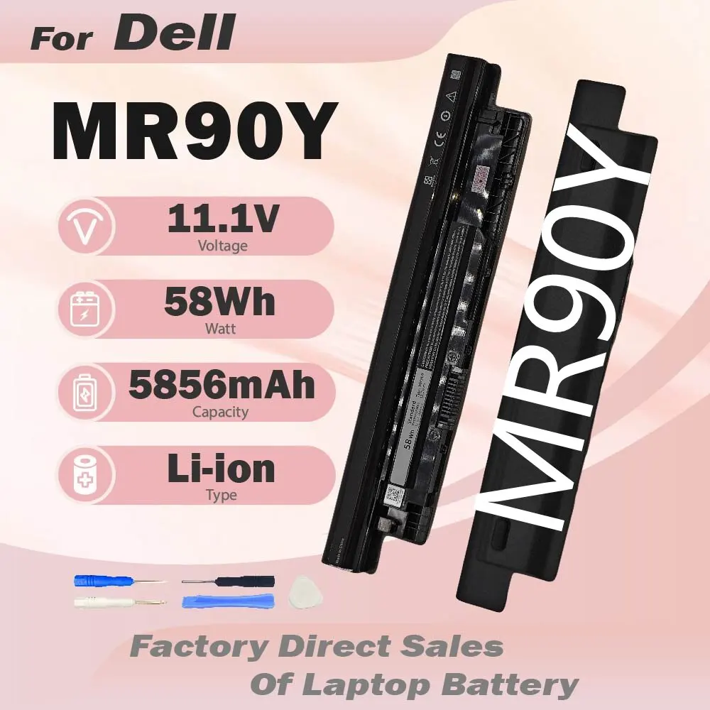 

MR90Y Battery For DELL Inspiron 3421 3721 5421 5521 5721 3521 3437 3537 5437 5537 3737 Vostro 2421 2521 Latitude 3000 3540 Serie