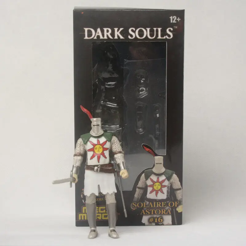 Dark Souls Figures Solaire of Astora Action Figure PVC Movable Collection Game Role Black Knight Artorias Model Toys Gifts