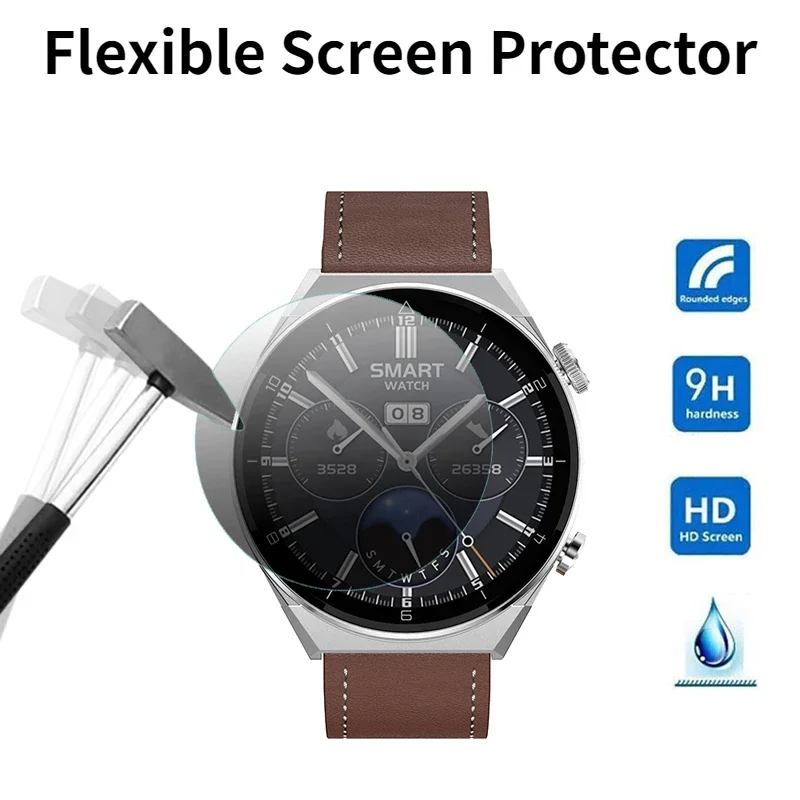 Smartwatch DT3 Max واقي شاشة مرن قطر 45 46 47 مللي متر DT3 Pro Max Huawei ساعة ذكية واقي للشاشة ملحقات