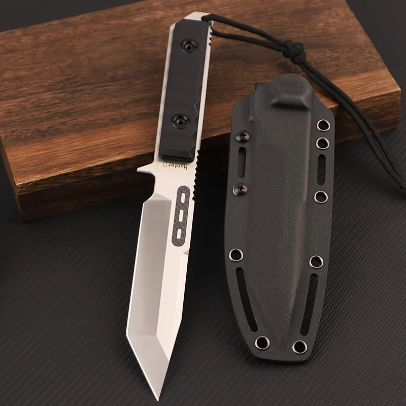 

High-hardness Fixed Blade Knife DC53 Steel Blade G10 Handle Outdoor Camping and Fishing Tool Jungle Adventure EDC Survival Knife
