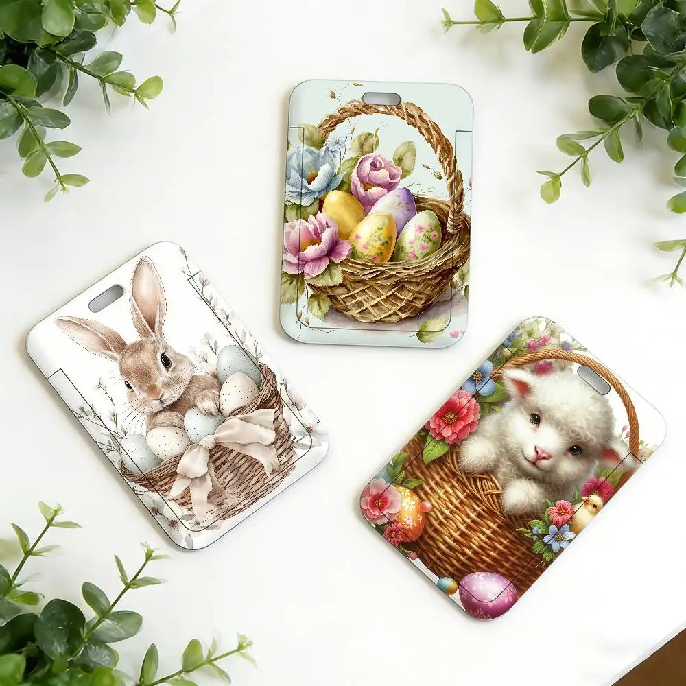 

Забавные пасхальные держатели для цветочных карточек, шнурки-держатели для дверных бейджей, подвесные держатели на шнурке, шейные ремешки, подарок для визитных карточек