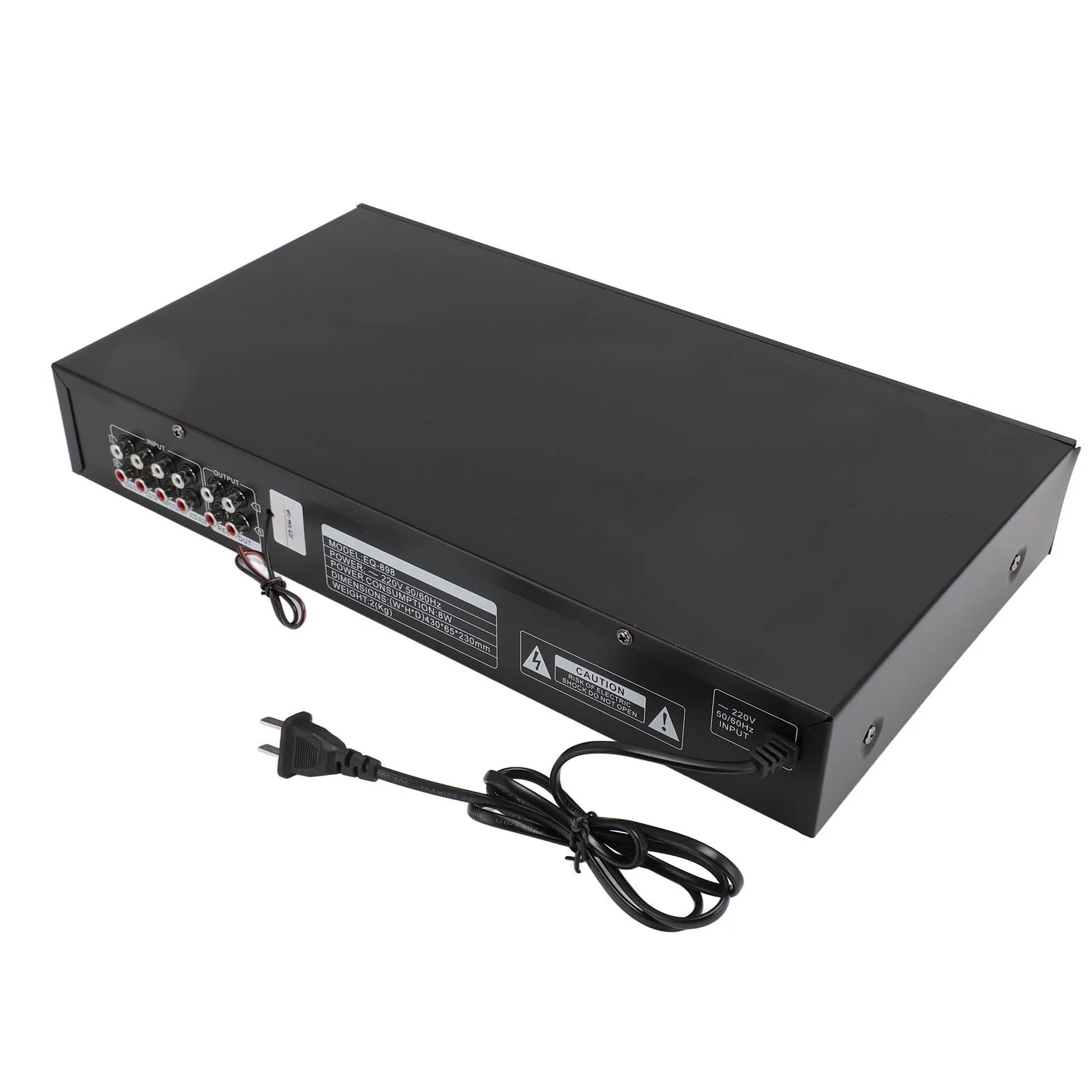 Equalizzatore premium a 20 bande integrato nella regolazione dei bassi medi degli alti Bluetooth supporta l'equalizzatore stereo con disco U con display digitale