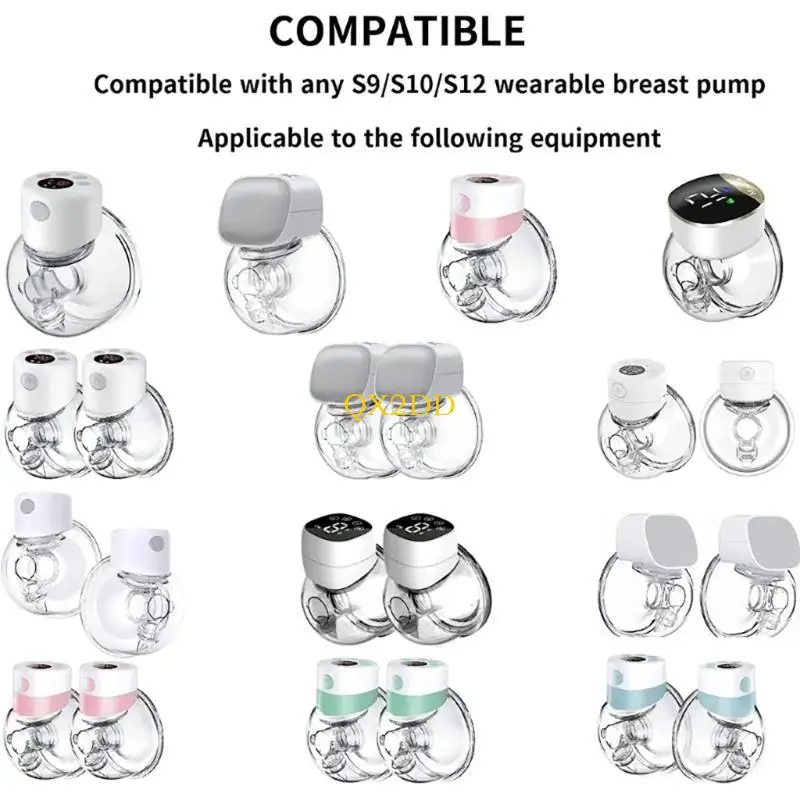 QX2D Replacement Silione Valves Essential Part for S9 S12 Electric Breast Pumps