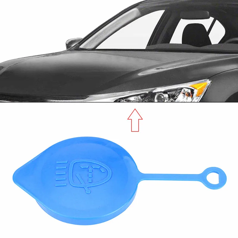 1/2PCS Car Windshield Wiper Washer Fluid Reservoir Tank Cap Blue for Honda CRV Civic Accord Fit CITY Glass Kettle Lid