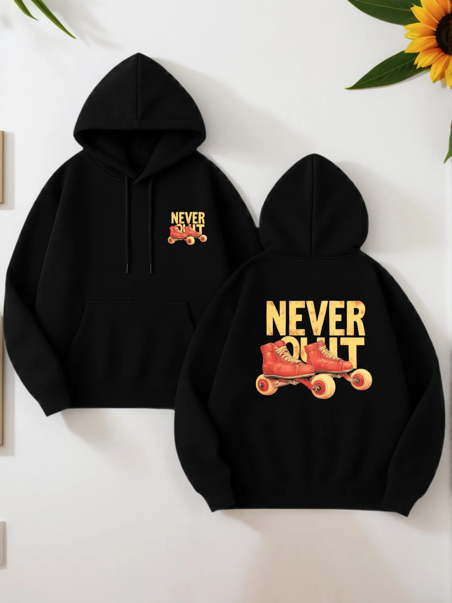 

Мужская толстовка с графическим рисунком, уличный стиль с мультяшным принтом, на флисовой подкладке, для молодых мужчин, для повседневной носки