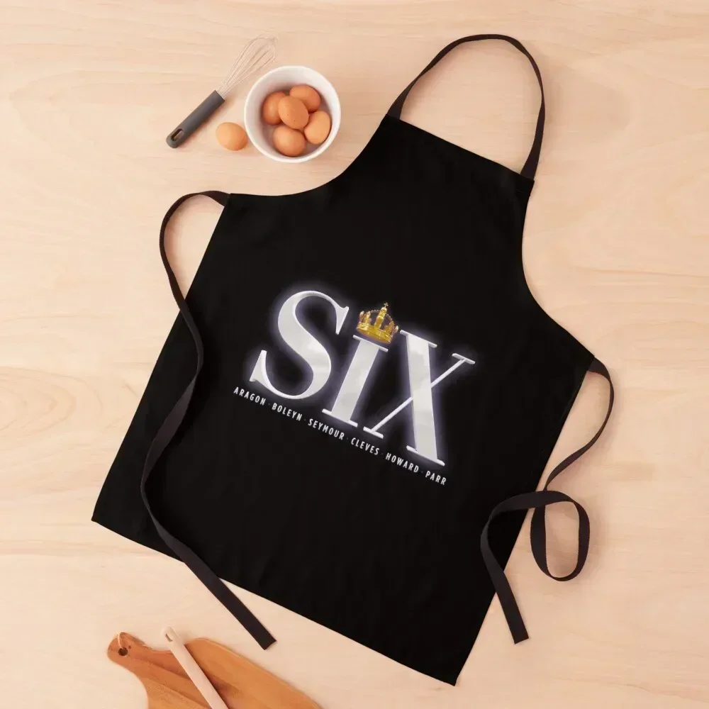 

Six the Musical Logo Apron Waterproof women professional hairdressing Kitchen accessories Kitchen And Household Goods Apron