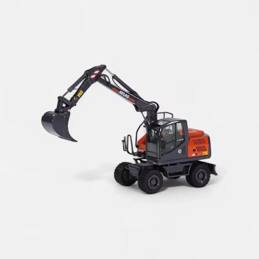 

1/50 Alloy Toy Engineering Model Collect -Atlas 155W Wheel Excavator Door Open - Boy's Birthday Gift Scene Decoration #1095