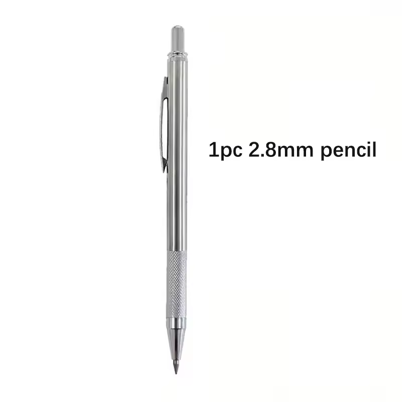 2.8mm Solid Woodworking Automatic Pencil Set with 2B Multicolor Lead Core Deep Hole Marking Architectural Design Marking Pen - Image 13