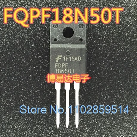 20PCS/LOT  FDPF18N50 FQPF18N50 TO-220 FQPF18N50T