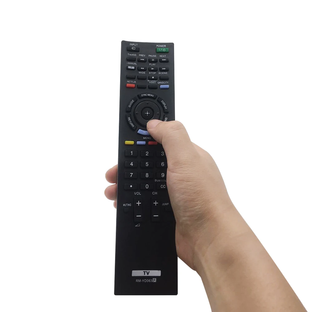 RM‑YD063 Infrared TV Replacement Remote, Compatible With RM‑YD062 LCD‑Television Control Unit