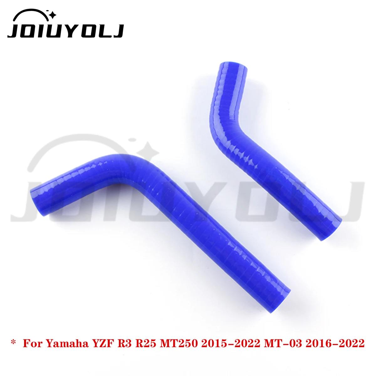 2Pcs Silicone Radiator Coolant Hose Kit For Yamaha YZF R3 R25 MT250 2015-2022 MT-03 2016-2022