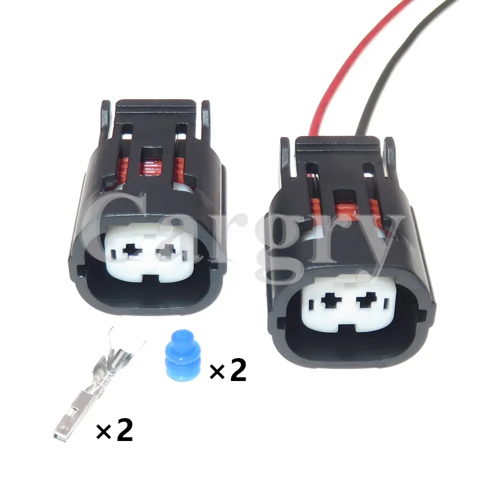 1 Set 2P MG644146 AC Assembly Car Battery Capacitor Resistance Protector Wire Socket For Hyundai Sonata Tucson K2 K3 K4 K5