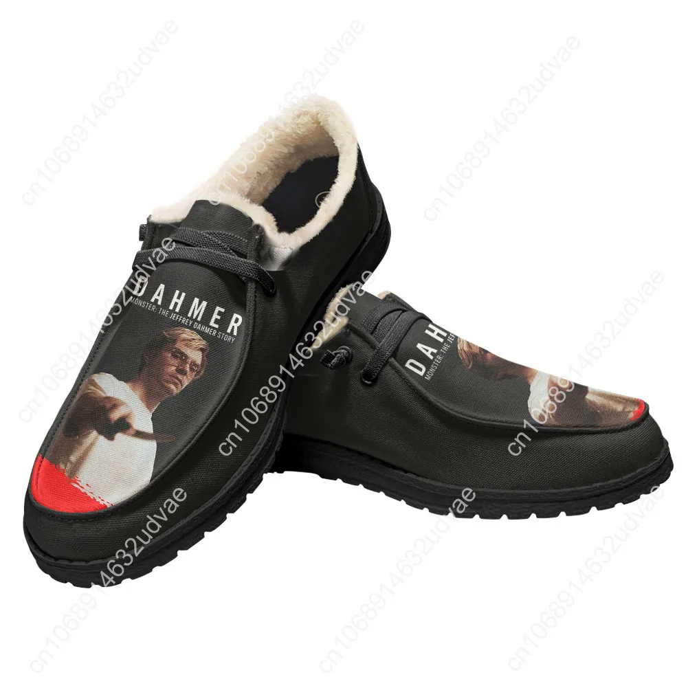 جيفري دامر حذاء كاجوال حذاء مسطح من القطيفة للرجال والنساء يسمح بمرور الهواء كاجوال داخلي وخارجي خفيف الوزن حذاء مخصص